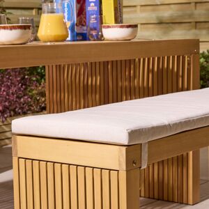 Rowlinson Kyoto 4 Seat Dining Set with Cushions Brown 4 Image