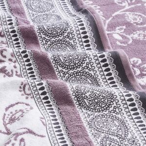 Langley Street 100% Cotton Bath Towels - Set of 6 Purple Washcloth;Hand Towel;Bath Towel Image