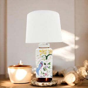 Astoria Grand Danise 65cm Table Lamp Blue;White 65cm H X 32cm W X 32cm D Image