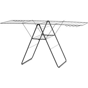Brabantia Hangon 20 m Folding Drying Rack Black 98cm H X 59cm W X 5cm D Image