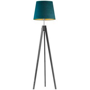 George Oliver Bianco 149cm Tripod Floor Lamp Bottle Green/Gold/Grey 149cm H X 38cm W X 38cm D Image