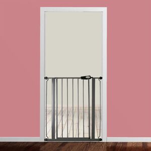Symple Stuff Child and Pet Safety Baby Gate Grey 104cm H x 108.4cm W x 4cm D Image