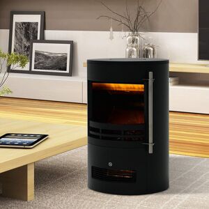 Belfry Heating Agatha Electric Stove Black 64.5cm H X 41cm W X 41cm D Image