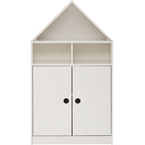 Isabelle & Max Cervantes 2 Door Wardrobe White 133cm H X 75cm W X 30cm D Image