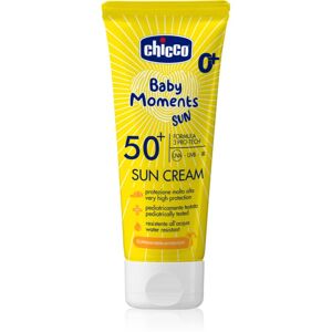 Chicco Baby Moments Sun sunscreen SPF 50+ for children from birth 75 ml Image