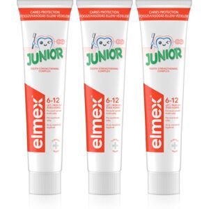 Elmex Junior 6-12 Years toothpaste for children 3x75 ml Image