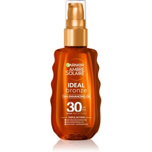 Garnier Ambre Solaire Ideal Bronze nourishing sunscreen oil SPF 30 150 ml Image