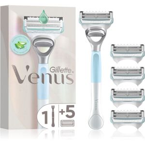 Gillette Venus For Pubic Hair&Skin shaver to trim the bikini line + replacement heads 5 pc Image