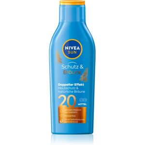 NIVEA SUN Protect & Bronze intensive suntan lotion SPF 20 200 ml Image