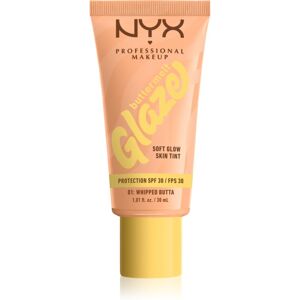 NYX Professional Makeup Buttermelt Glaze radiance tinted fluid SPF 30 shade 01 Whipped Butta 30 ml Image