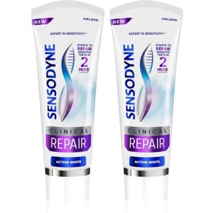 Sensodyne Clinical Repair Active White toothpaste 2x75 ml Image