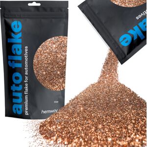 Hemway Automotive Glitter 100g / 3.5oz   Bronze Brown   Metal Flake Custom Spray Painting Image