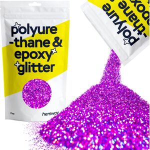 Hemway Epoxy Resin Glitter 100g / 3.5oz   Purple Holographic   Polyurethane   Tumblers   Flooring Image