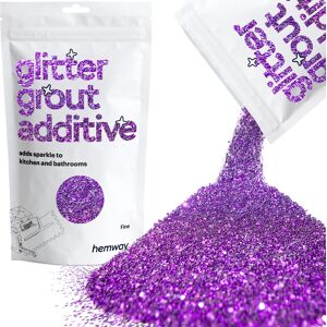 hemway Glitter For Tile Grout 100g / 3.5oz   Purple   Waterproof   Fade Resistant Image