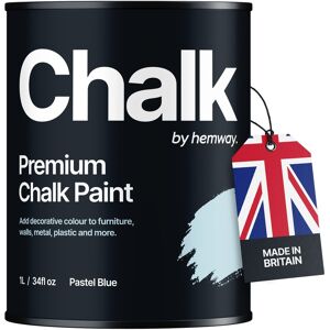 Hemway Chalk Paint   Pastel Blue   Shabby Chic   Furniture   Chalky Matt Finish Image