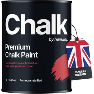 Hemway Chalk Paint   Pomegranate Red   Shabby Chic   Furniture   Chalky Matt Finish Image
