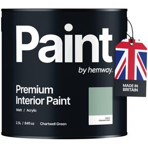 Hemway Wall Paint   Chartwell Green   Matt Emulsion Interior   Acrylic   Latex Image