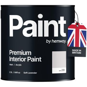 Hemway Wall Paint   Soft Lavender   Matt Emulsion Interior   Acrylic   Latex Image