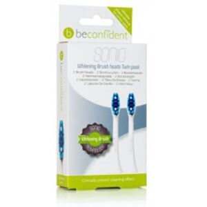 Beconfident Sonic Toothbrush Heads Whitening White set 2 pz Image