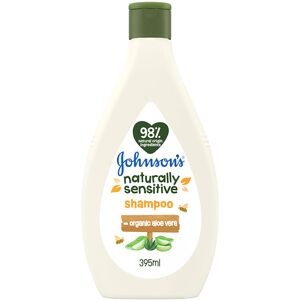 Johnson's Baby Baby Bio Naturally Sensitive aloe vera shampoo 395 ml Image
