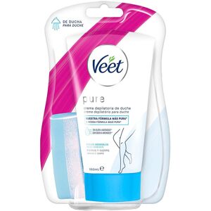 Veet Pure Shower hair removal cream for sensitive skin 150 ml Image