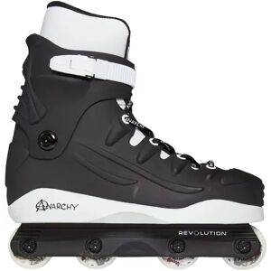Anarchy Revolution II Aggressive Inline Skates (Black)  - Black;White - Size: 9 EU Image