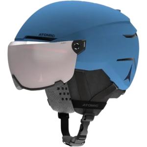 Atomic Savor Visor Kids Ski Helmet (Blue)  - Blue - Size: Small Image