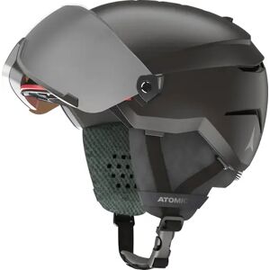Atomic Savor Visor Kids Ski Helmet (Black)  - Black - Size: Medium Image