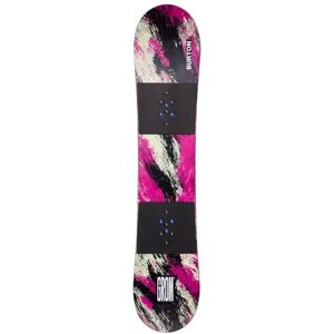Burton Grom Kids Snowboard (Black/Purple)  - Black;Purple;White Image