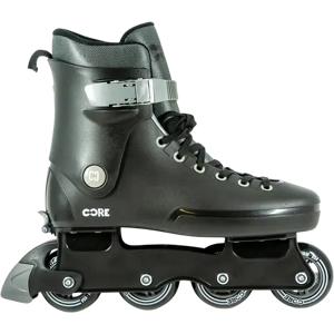 Core Retro Adjustable Inline Skates (Black)  - Black - Size: 2-5 EU Image