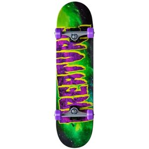 Creature Logo Complete Skateboard (Galaxy)  - Green;Purple - Size: 7.8" Image