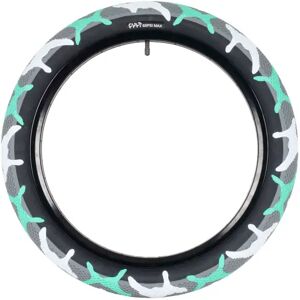 Cult x Vans Waffle 20" BMX Tyre (Teal Camo)  - Teal;Black - Size: 2.4" Image