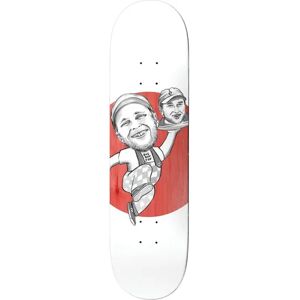 Deathwish Foy Spanky's Big Boy Skateboard Deck (Foy Spanky's Big Boy)  - White;Red - Size: 8.25" Image