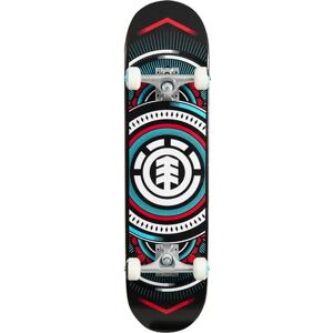 Element Hatched Red Complete Skateboard (Black)  - Black;Red;Blue - Size: 7.75" Image