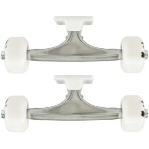 Enjoi DBL Panda Combo Trucks (Raw/White)  - White;Silver - Size: 8" Image