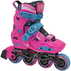 FR Skates EZX Girls Inline Skates (Pink)  - Pink;Blue - Size: 37-40 EU Image
