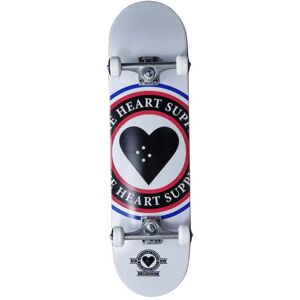 Heart Supply Insignia Complete Skateboard (White)  - White;Black;Blue - Size: 8.25" Image