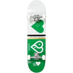Heart Supply Society Pro Complete Skateboard (Chris Chann)  - Green;White;Silver - Size: 7.75" Image
