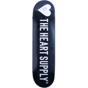 Heart Supply Strong Skateboard Deck (Black)  - Black;White - Size: 8.25" Image