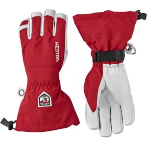Hestra Army Leather Heli Ski Gloves (Red)  - Red - Size: 6 Image