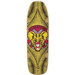 Hydroponic Bullet Pool Shape Skateboard Deck (Mike Yellow Pool Shape)  - Yellow;Black - Size: 8.75" Image