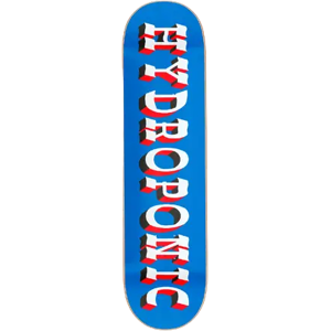 Hydroponic West Skateboard Deck (Blue)  - Blue;White - Size: 8" Image