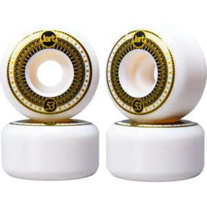 Jart Skateboards Jart Astral 102A Skateboard Wheels 4-Pack (53mm - White)  - White;Black;Gold Image