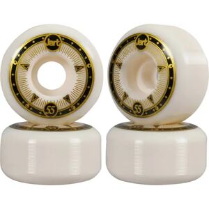 Jart Skateboards Jart Astral 102A Skateboard Wheels 4-Pack (55mm - White)  - White;Black;Gold Image