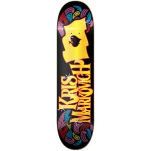 KFD Kris Markovich Pro Skateboard Deck (Flag)  - Black;Yellow;Pink - Size: 8.125" Image