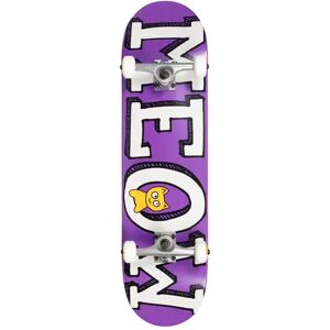 Meow Skateboards Meow Logo Complete Skateboard (Purple)  - Purple;White;Yellow - Size: 8.25" Image