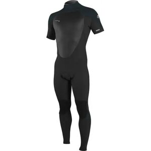 O'Neill 3/2 Back Zip S/S Wetsuit (Black/Gun Metal)  - Black - Size: Medium Image
