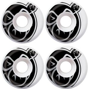 Pig Prime 103A Skateboard Wheels 4-Pack (53mm - White)  - White;Black Image