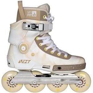 Powerslide Next Mery Munoz Pro 80 Freeskates (White)  - White;Brown - Size: 6.5-7 EU Image