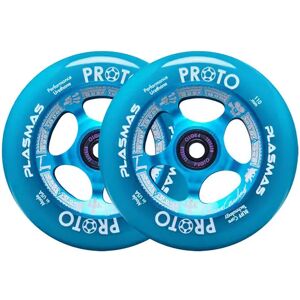 Proto Plasmas Signature Stunt Scooter Wheels 2-Pack (110mm - Chema Cardenas)  - Teal Image